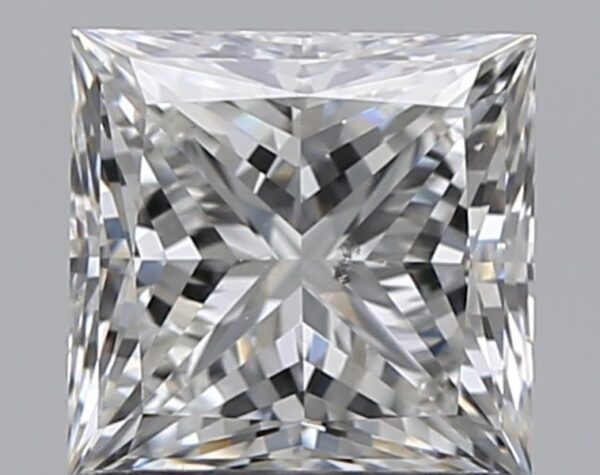 1.01 carat, G colour, SI2 clarity, Princess shape, Natural Diamond.
