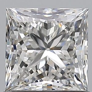 0.96 carat, F colour, VVS1 clarity, Princess shape, Natural Diamond.