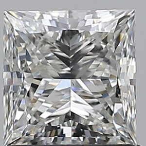 1.2 carat, H colour, VS2 clarity, Princess shape, Natural Diamond.