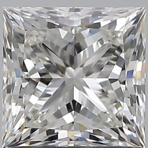 1.01 carat, H colour, VS1 clarity, Princess shape, Natural Diamond.
