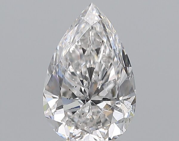 1.51 carat, D colour, SI2 clarity, Pear shape, Natural Diamond.