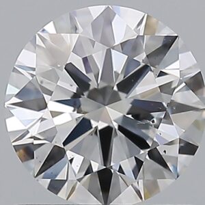 1 carat, D colour, SI1 clarity, Round shape, Natural Diamond.