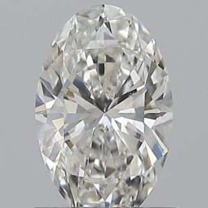 0.96 carat, G colour, SI2 clarity, Oval shape, Natural Diamond.