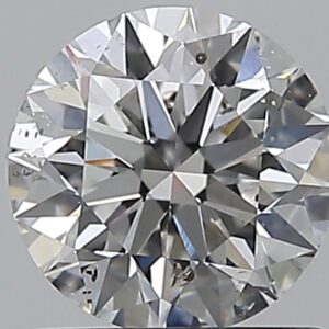 1.01 carat, F colour, SI2 clarity, Round shape, Natural Diamond.