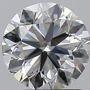 1.5 carat, E colour, SI1 clarity, Round shape, Natural Diamond.