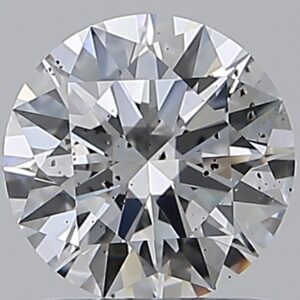1.02 carat, D colour, SI2 clarity, Round shape, Natural Diamond.