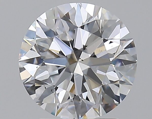 2 carat, D colour, SI1 clarity, Round shape, Natural Diamond.