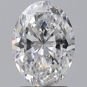 2.01 carat, E colour, VS2 clarity, Oval shape, Natural Diamond.