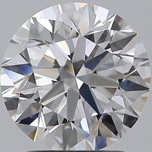 2 carat, D colour, VS2 clarity, Round shape, Natural Diamond.