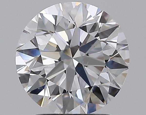 2 carat, D colour, VS2 clarity, Round shape, Natural Diamond.