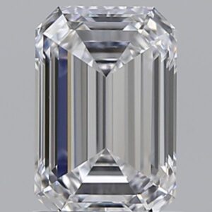 1.09 carat, D colour, VVS2 clarity, Emerald shape, Natural Diamond.