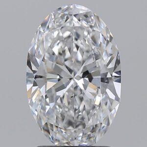 2 carat, D colour, VS2 clarity, Oval shape, Natural Diamond.