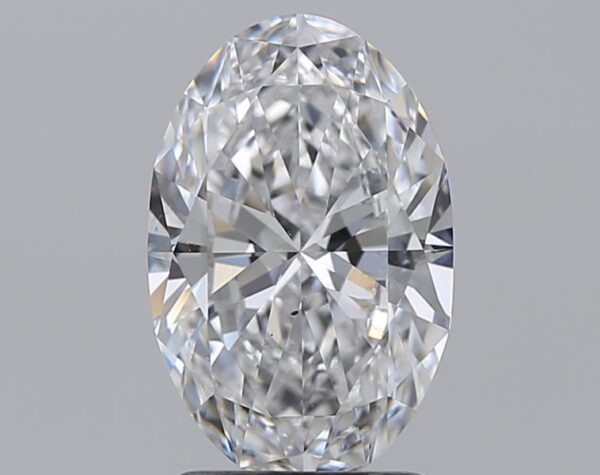2 carat, D colour, VS2 clarity, Oval shape, Natural Diamond.