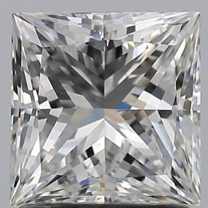 1.5 carat, F colour, VS2 clarity, Princess shape, Natural Diamond.