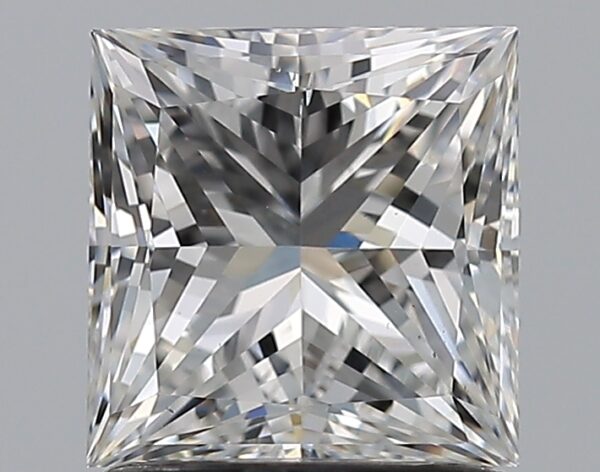 1.5 carat, F colour, VS2 clarity, Princess shape, Natural Diamond.