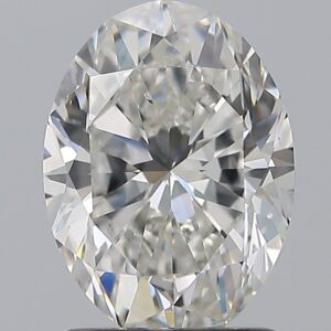 1.5 carat, G colour, SI1 clarity, Oval shape, Natural Diamond.