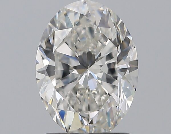 1.5 carat, G colour, SI1 clarity, Oval shape, Natural Diamond.