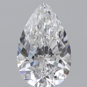 1.51 carat, D colour, VS2 clarity, Pear shape, Natural Diamond.