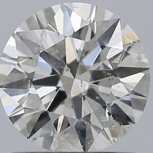1.01 carat, F colour, SI2 clarity, Round shape, Natural Diamond.