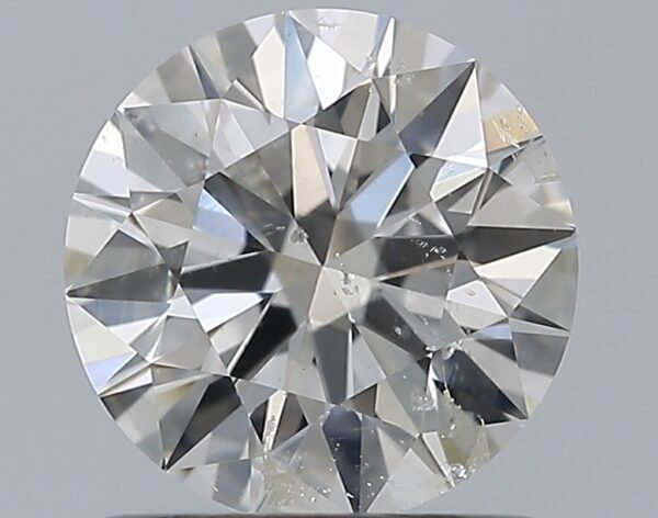1.01 carat, F colour, SI2 clarity, Round shape, Natural Diamond.