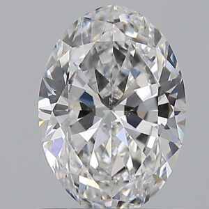 1 carat, E colour, SI1 clarity, Oval shape, Natural Diamond.