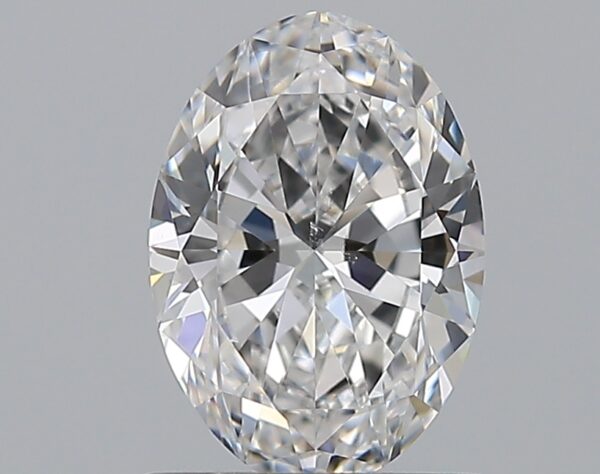 1 carat, E colour, SI1 clarity, Oval shape, Natural Diamond.