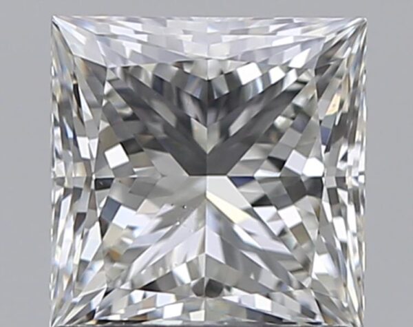 1.02 carat, G colour, VS2 clarity, Princess shape, Natural Diamond.