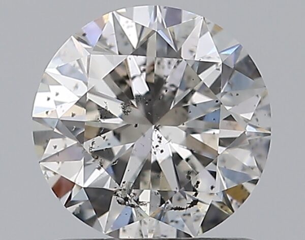 1 carat, F colour, SI2 clarity, Round shape, Natural Diamond.