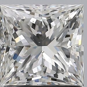 1.2 carat, H colour, SI1 clarity, Princess shape, Natural Diamond.