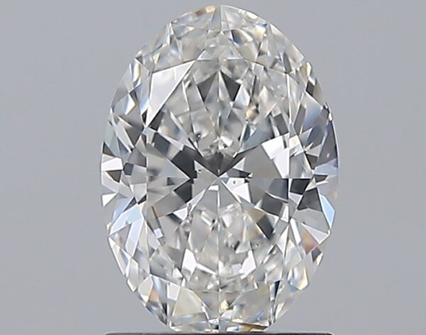 1.2 carat, F colour, SI1 clarity, Oval shape, Natural Diamond.