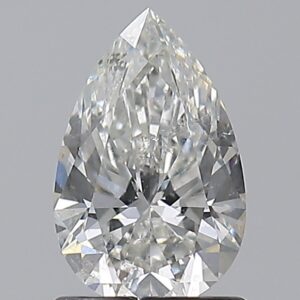1.03 carat, G colour, SI2 clarity, Pear shape, Natural Diamond.