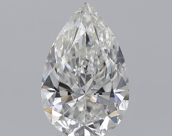 2 carat, G colour, SI2 clarity, Pear shape, Natural Diamond.