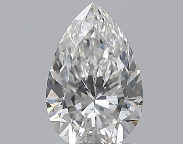 1 carat, F colour, VS2 clarity, Pear shape, Natural Diamond.