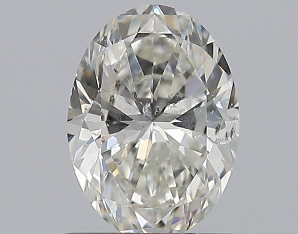 0.96 carat, G colour, SI2 clarity, Oval shape, Natural Diamond.