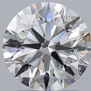 2.01 carat, E colour, VS2 clarity, Round shape, Natural Diamond.