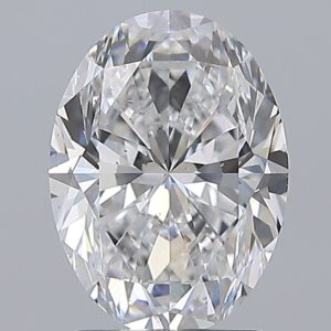 2.52 carat, D colour, SI1 clarity, Oval shape, Natural Diamond.