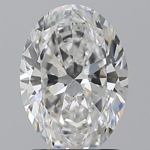 2.01 carat, E colour, SI1 clarity, Oval shape, Natural Diamond.