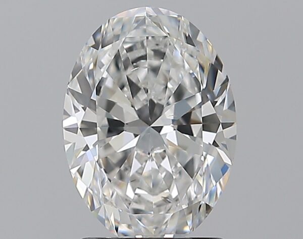 2.01 carat, E colour, SI1 clarity, Oval shape, Natural Diamond.