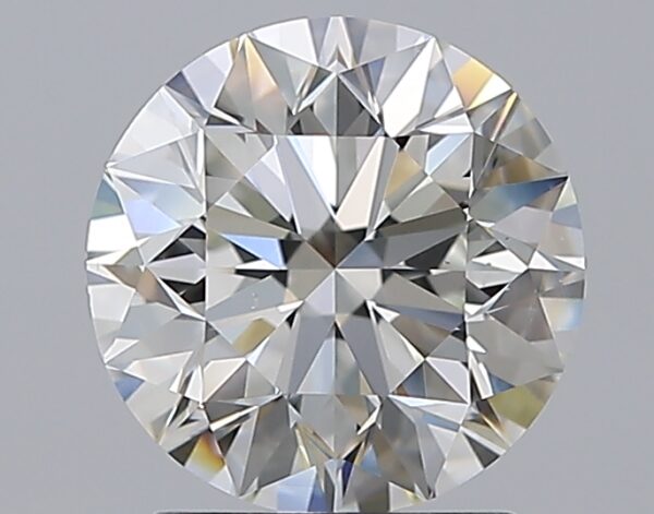 2 carat, H colour, SI1 clarity, Round shape, Natural Diamond.