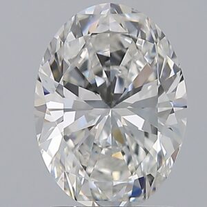 2 carat, E colour, SI1 clarity, Oval shape, Natural Diamond.