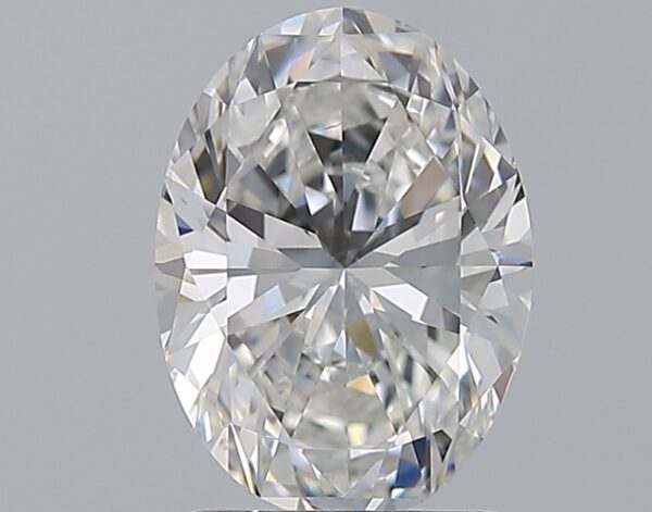2 carat, E colour, SI1 clarity, Oval shape, Natural Diamond.