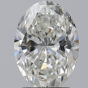1.73 carat, H colour, SI1 clarity, Oval shape, Natural Diamond.