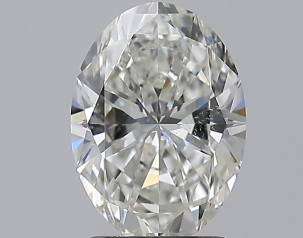1.73 carat, H colour, SI1 clarity, Oval shape, Natural Diamond.