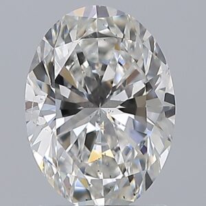 1.71 carat, F colour, SI1 clarity, Oval shape, Natural Diamond.