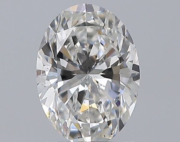 1.71 carat, F colour, SI1 clarity, Oval shape, Natural Diamond.