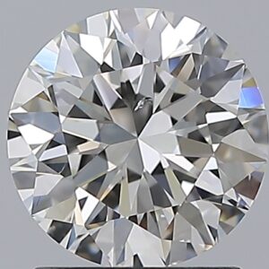 1.51 carat, H colour, SI1 clarity, Round shape, Natural Diamond.
