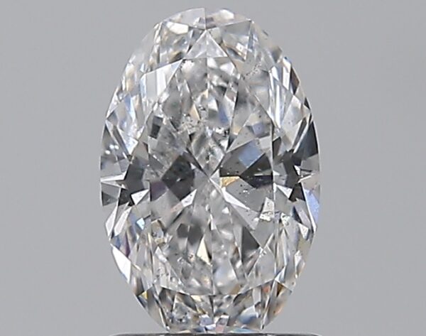 0.96 carat, D colour, SI2 clarity, Oval shape, Natural Diamond.