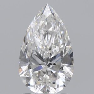 1.51 carat, G colour, SI2 clarity, Pear shape, Natural Diamond.