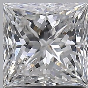 1.21 carat, E colour, SI2 clarity, Princess shape, Natural Diamond.