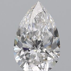 1.01 carat, E colour, SI1 clarity, Pear shape, Natural Diamond.